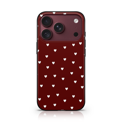Crimson Hearts Phone Case.