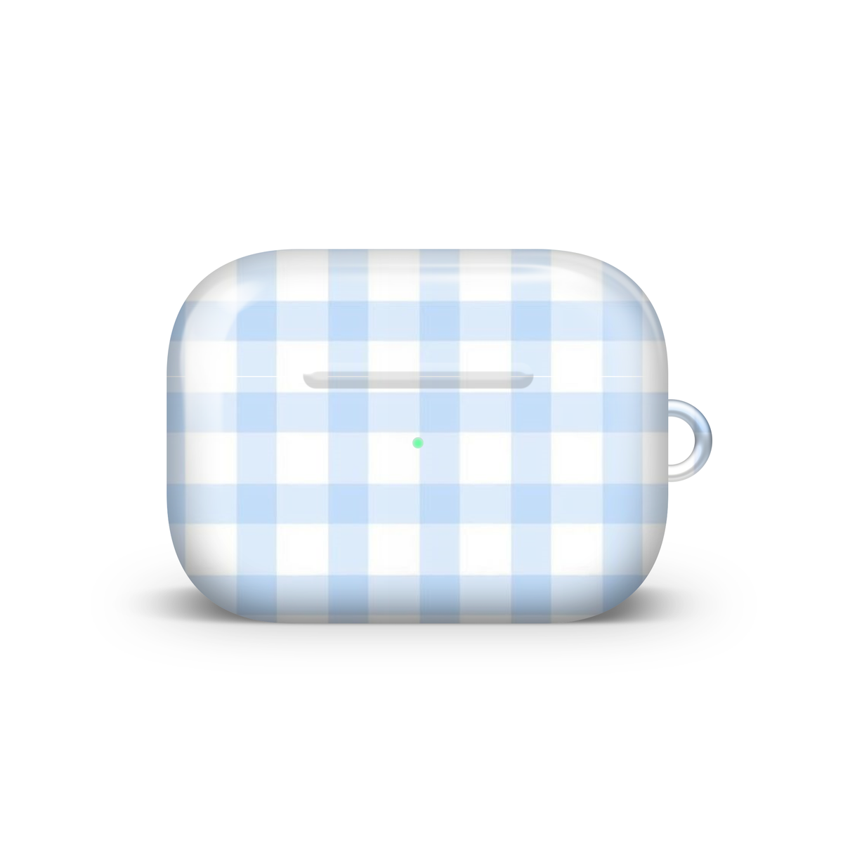 Bluebell Gingham Glossy Airpod Case