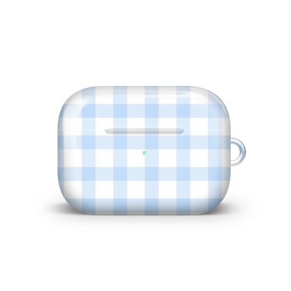 Bluebell Gingham Glossy Airpod Case