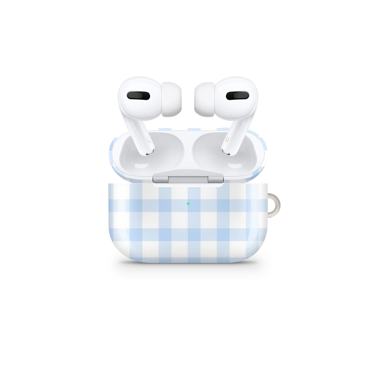 Bluebell Gingham Glossy Airpod Case