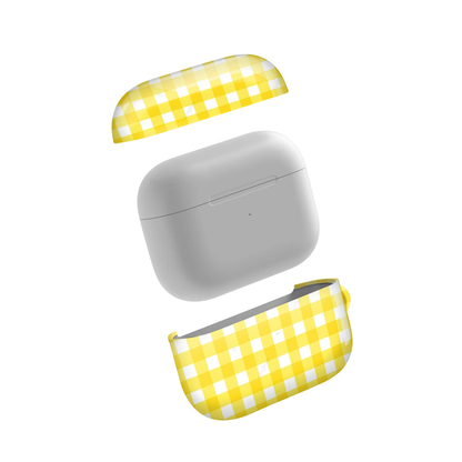 Sunshine Checkered Glossy Airpod Case
