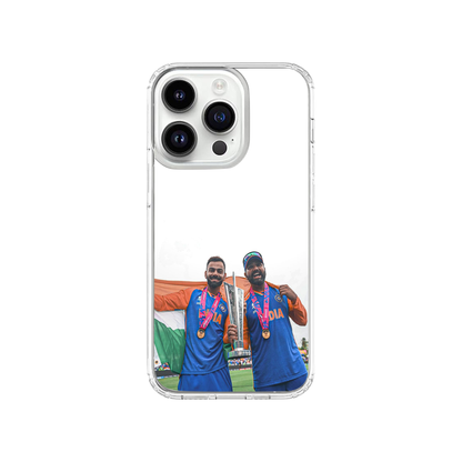 Virat & Rohit X WC Trophy Phone Case| One