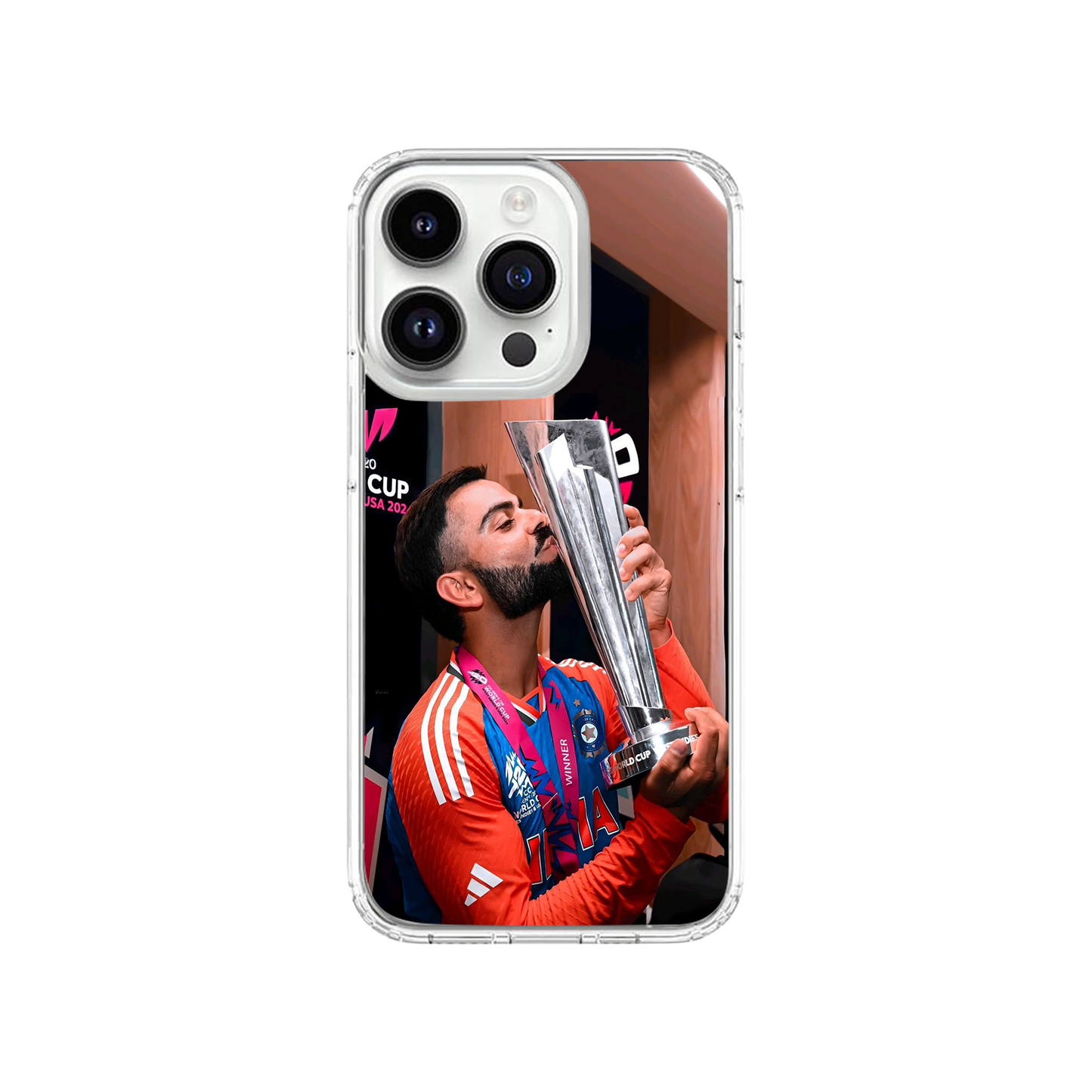 Virat Kohli X WC Trophy Phone Case | Two