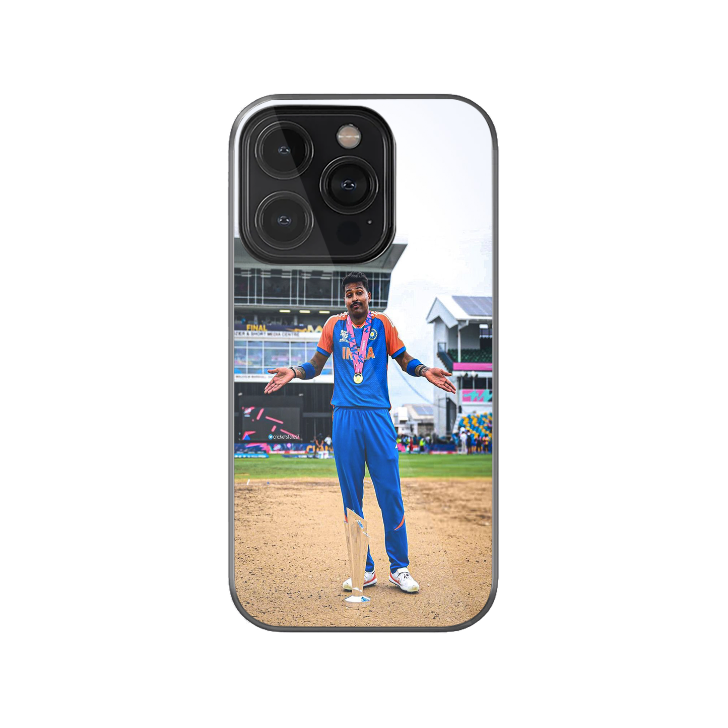 Hardik Pandya X WC Trophy Phone Case | Two