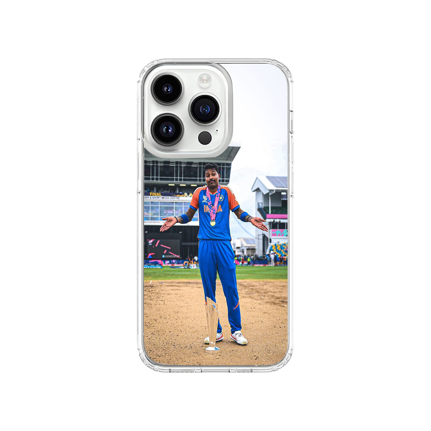 Hardik Pandya X WC Trophy Phone Case | Two