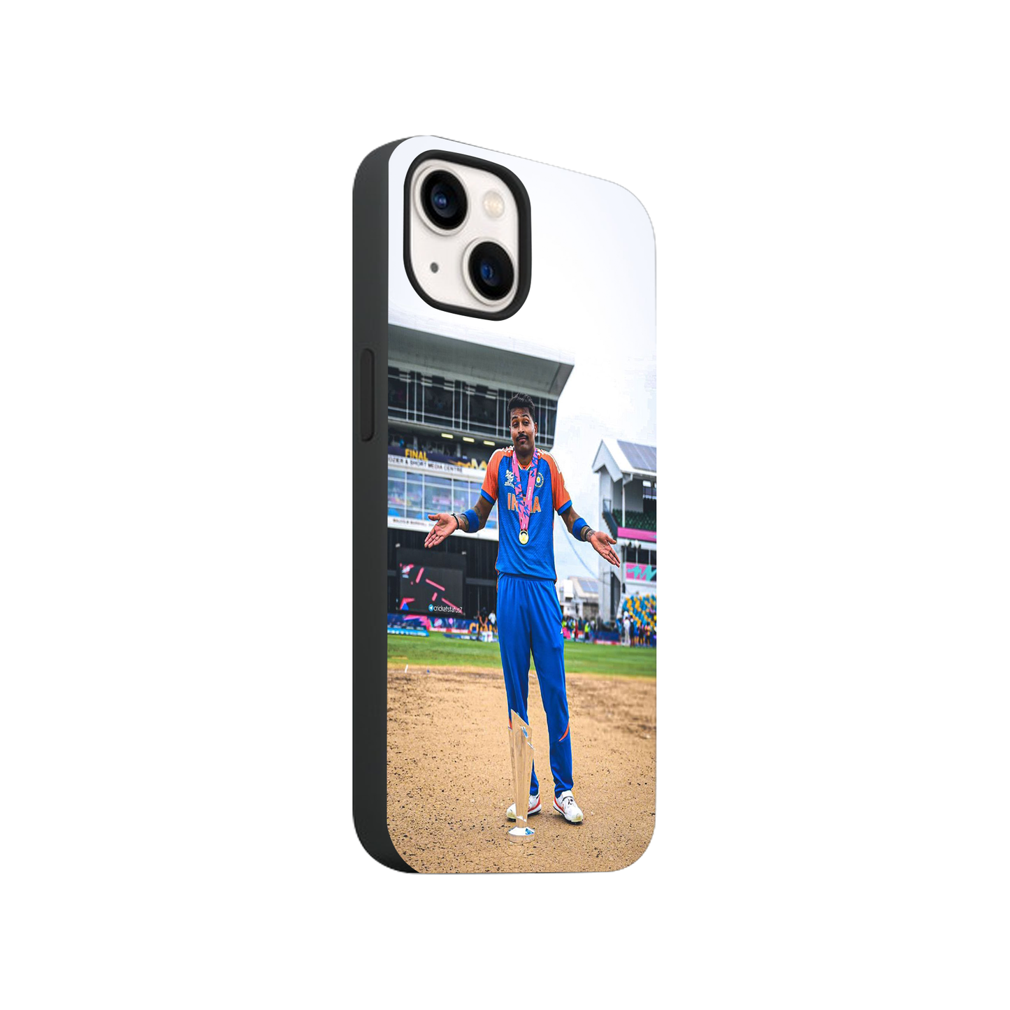 Hardik Pandya X WC Trophy Phone Case | Two