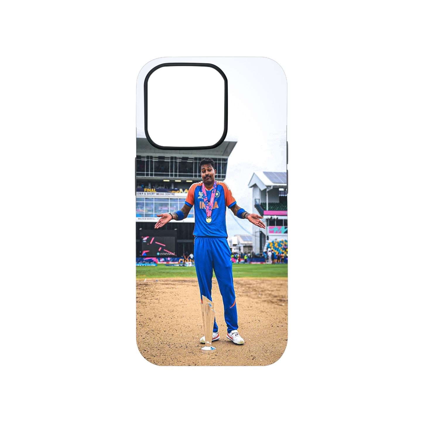 Hardik Pandya X WC Trophy Phone Case | Two