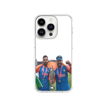 Virat & Rohit X WC Trophy Phone Case | Three