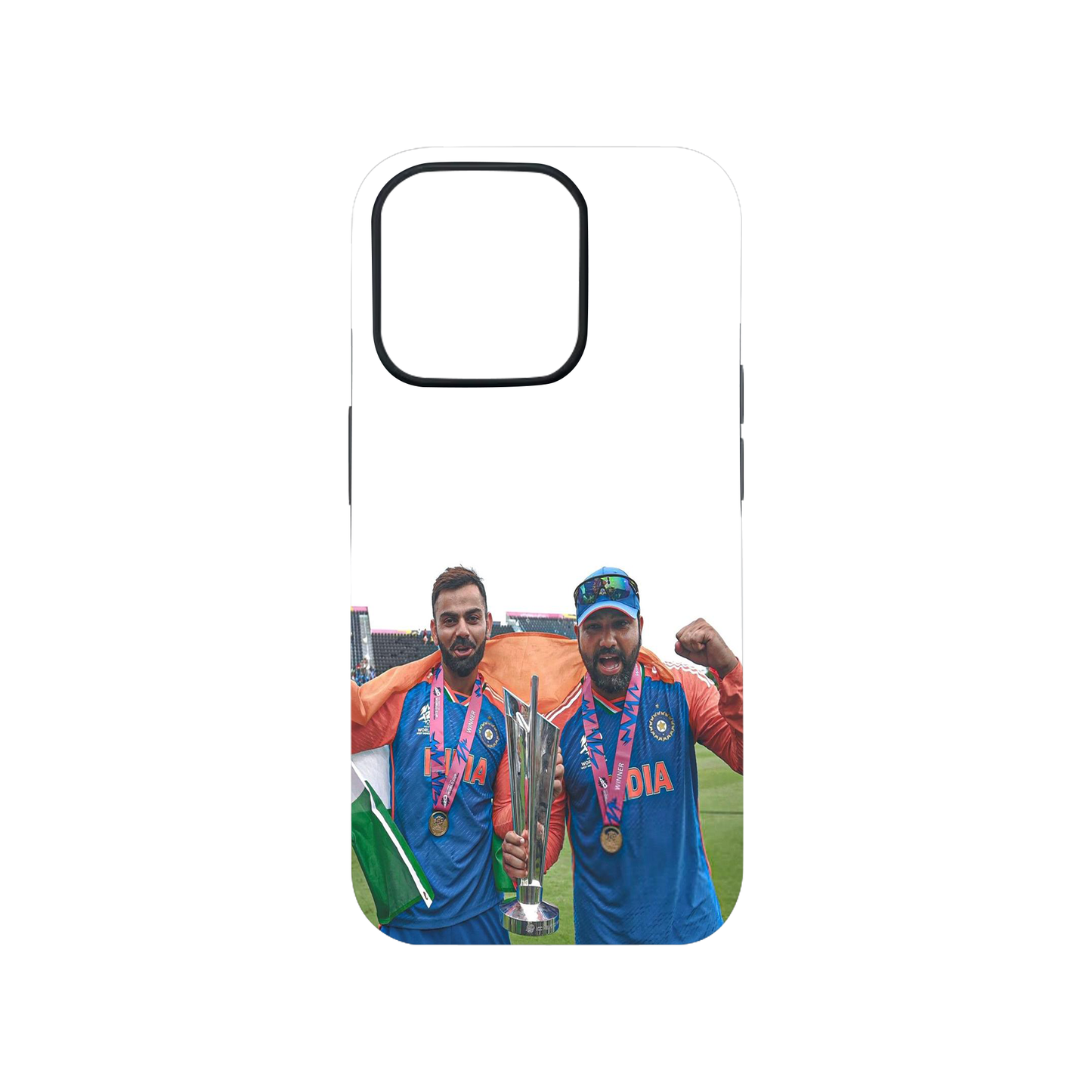 Virat & Rohit X WC Trophy Phone Case | Three