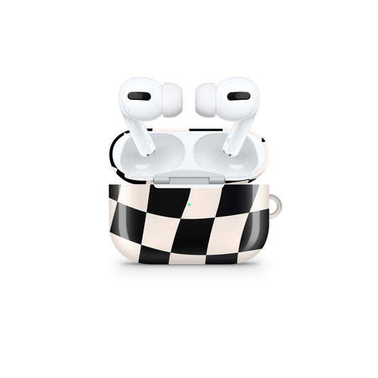 Classic Checkered  Glossy Airpod Case