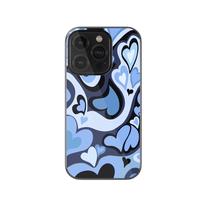 Blue Hearts Phone Case