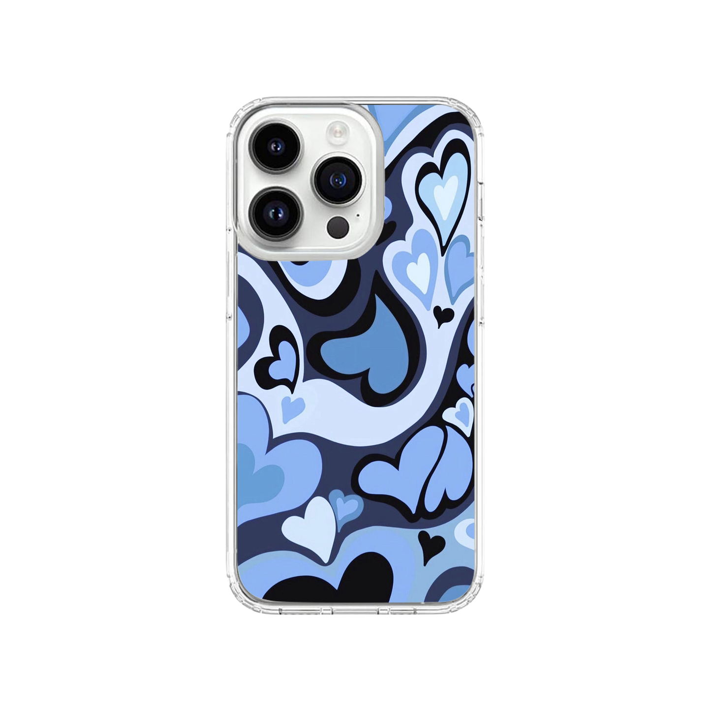 Blue Hearts Phone Case