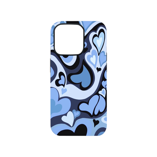 Blue Hearts Phone Case