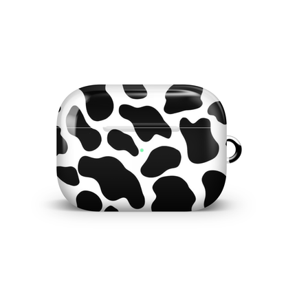 Y2K Cow Print Glossy Airpod Case