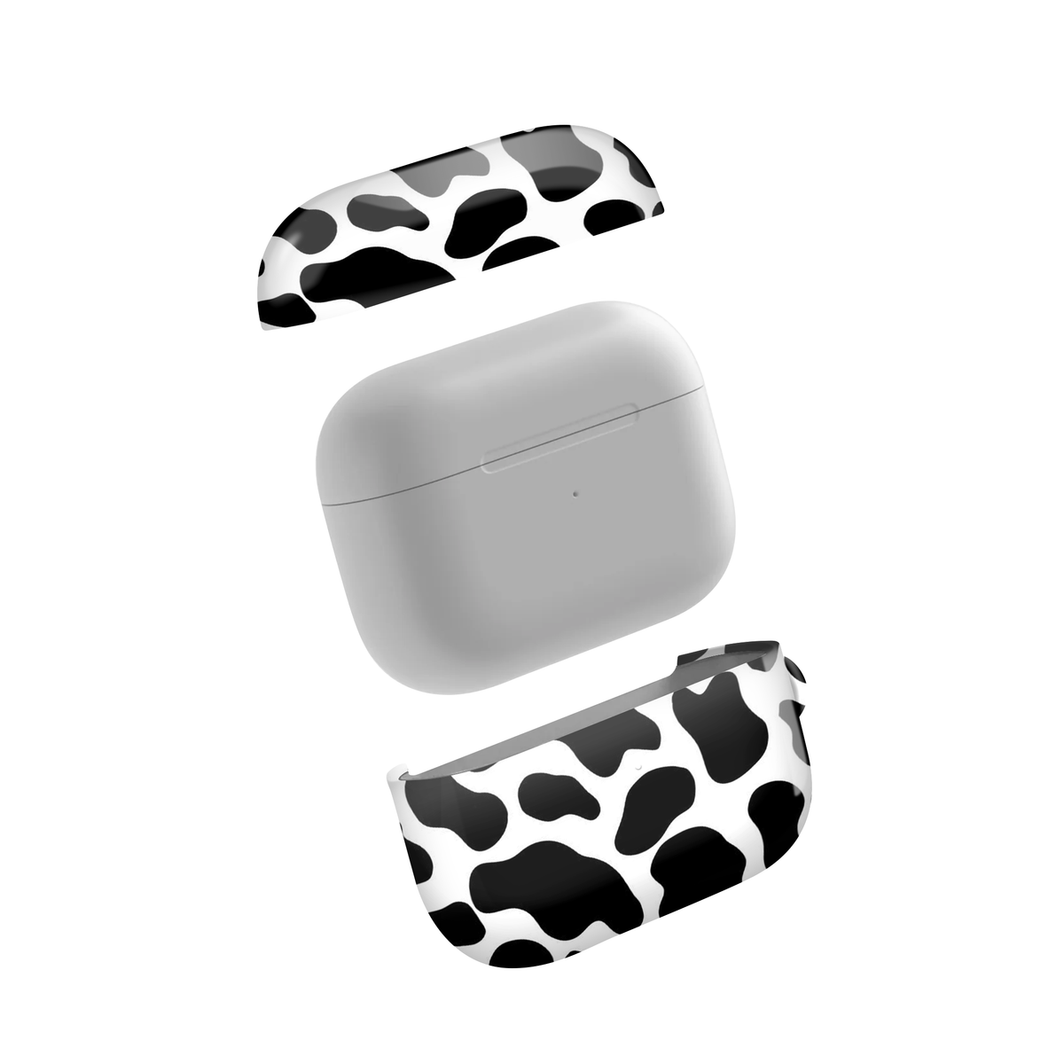 Y2K Cow Print Glossy Airpod Case