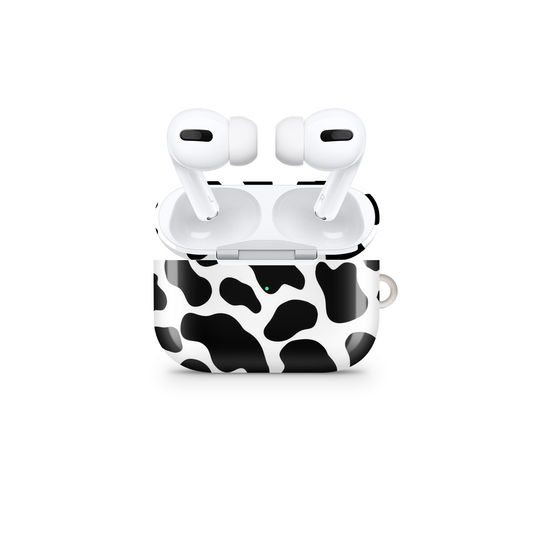 Y2K Cow Print Glossy Airpod Case