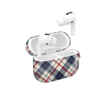 Cambridge Plaid Glossy Airpod Case
