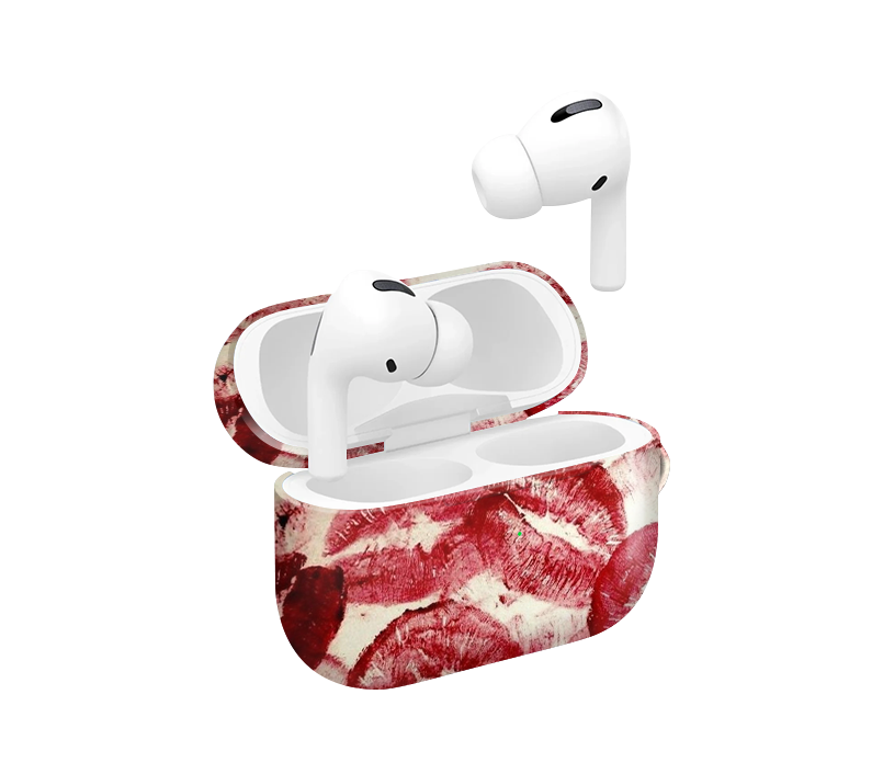 Red Lips Glossy Airpod Case