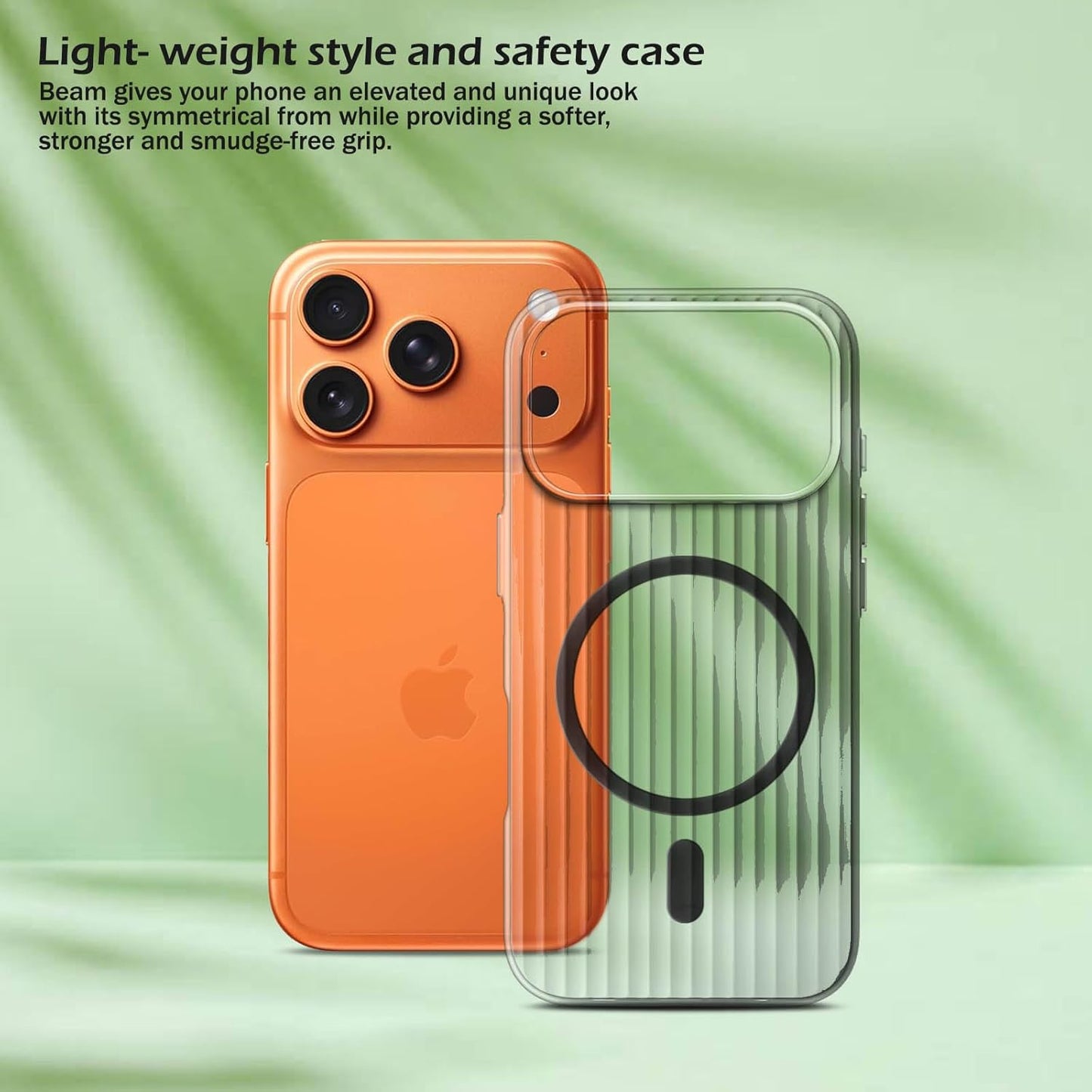 Premium MagSafe Beam Case- Grey