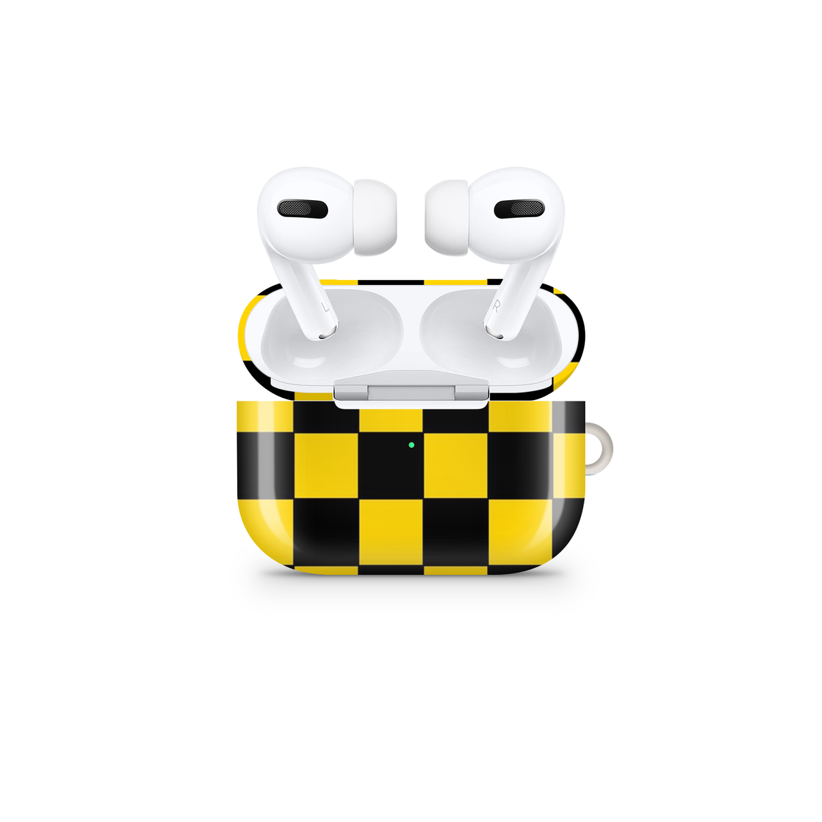 Taxi Checkered Glossy Airpod Case