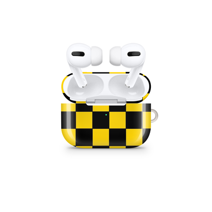 Taxi Checkered Glossy Airpod Case