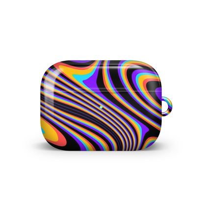 Trippy Swirl Glossy Airpod Case
