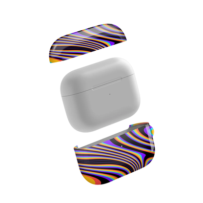 Trippy Swirl Glossy Airpod Case