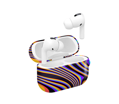 Trippy Swirl Glossy Airpod Case