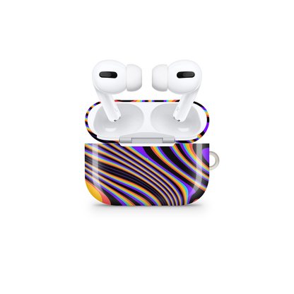 Trippy Swirl Glossy Airpod Case
