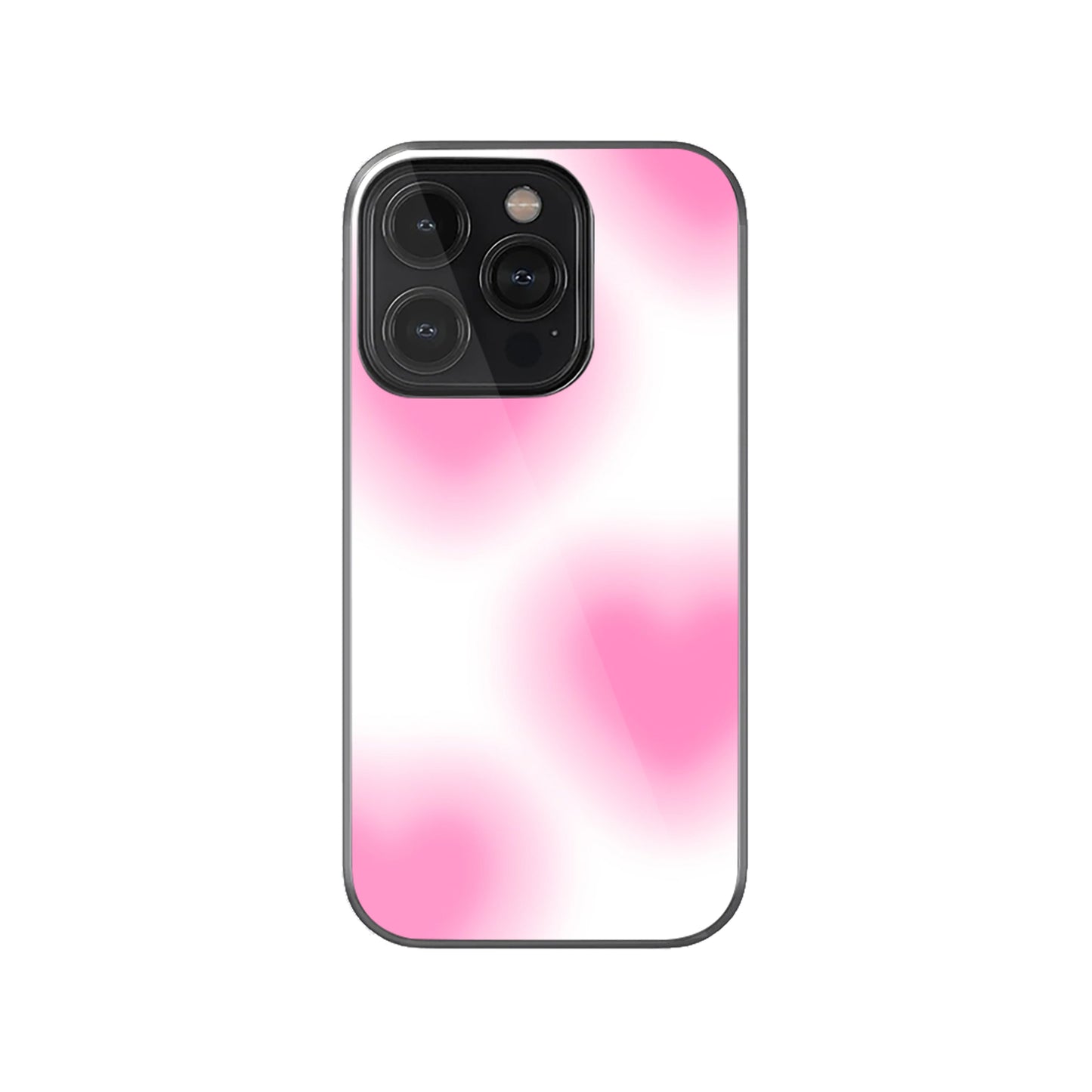 Aesthetic Pink Hearts Phone Case