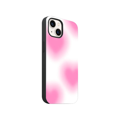 Aesthetic Pink Hearts Phone Case