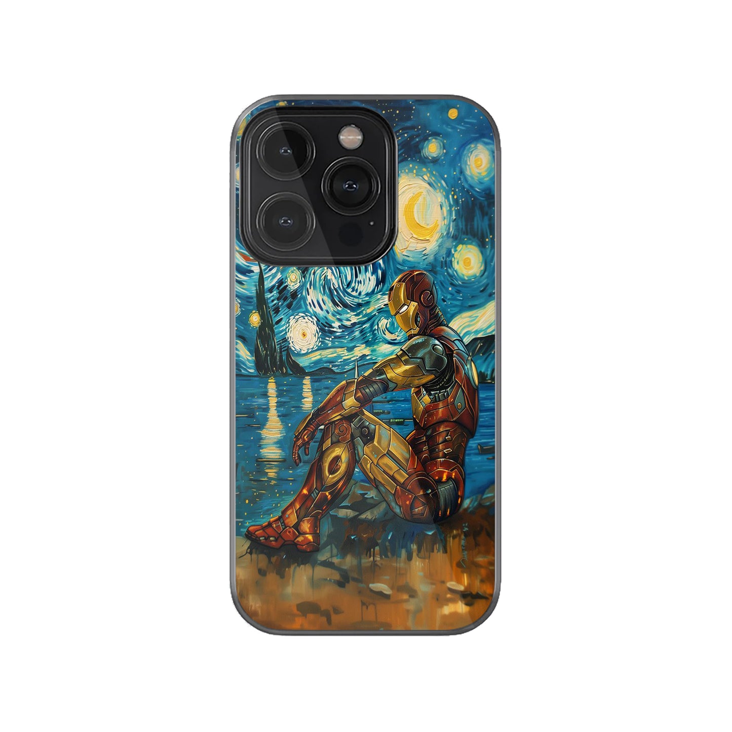 Iron Man X Vangogh Phone Case.