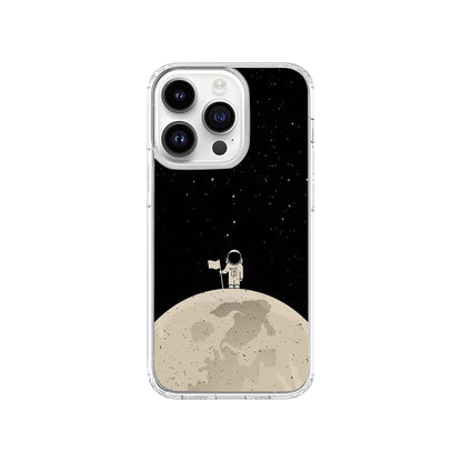 Astronaut on Moon Phone Case.