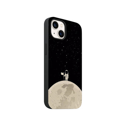 Astronaut on Moon Phone Case.