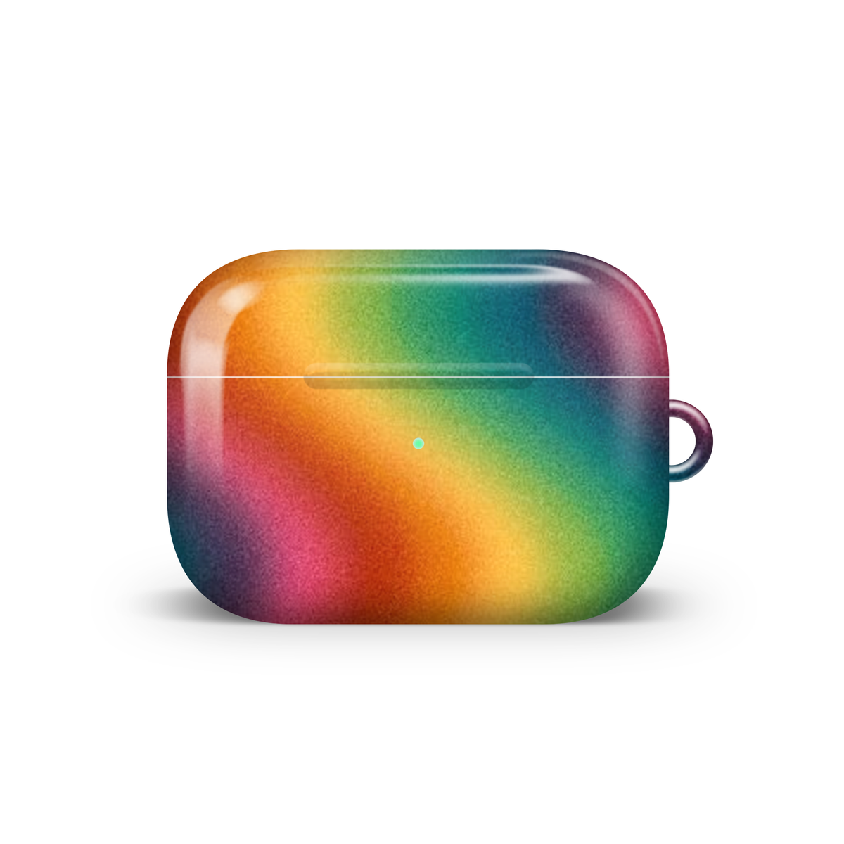 Rainbow Aura Glossy AirPod Case
