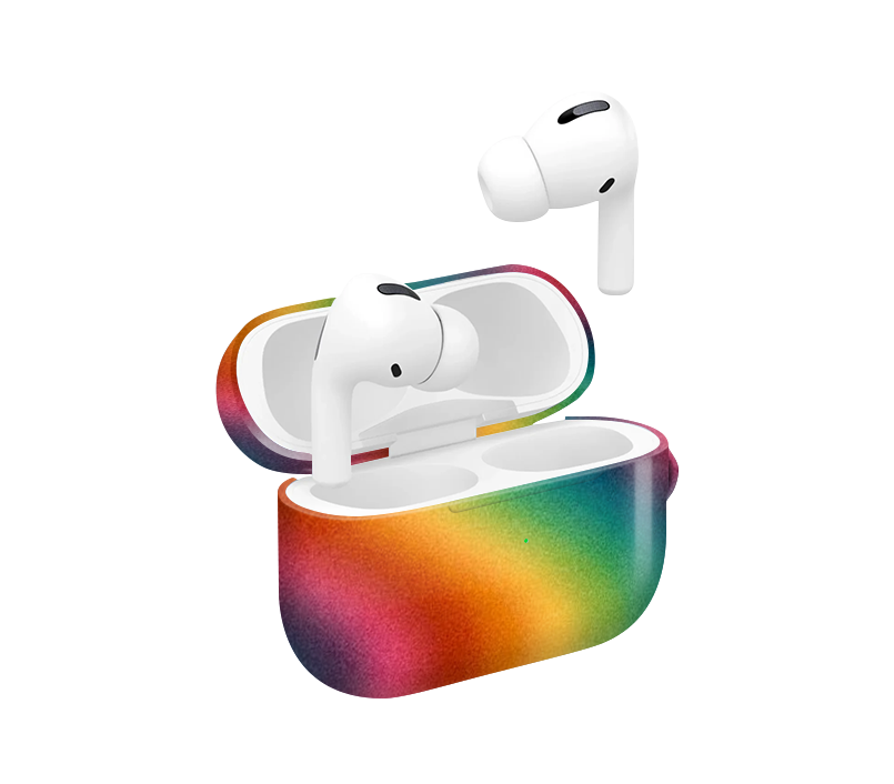 Rainbow Aura Glossy AirPod Case
