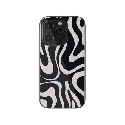 Black Topographic Phone Case | Two.