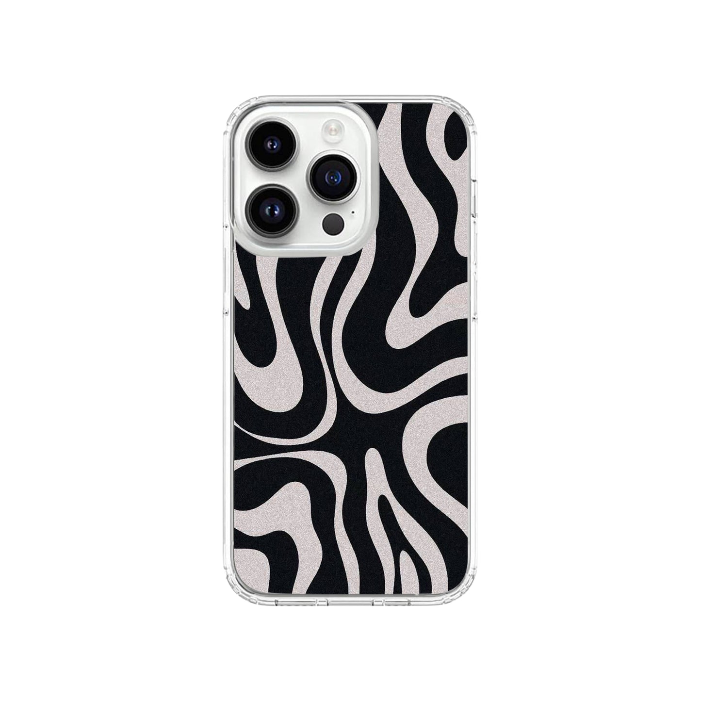 Black Topographic Phone Case | Two.