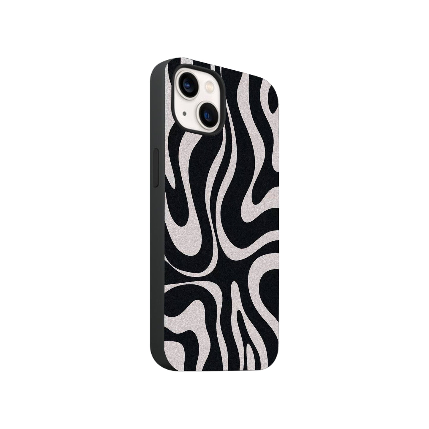 Black Topographic Phone Case | Two.