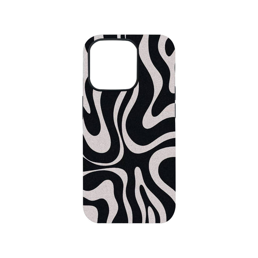 Black Topographic Phone Case | Two.