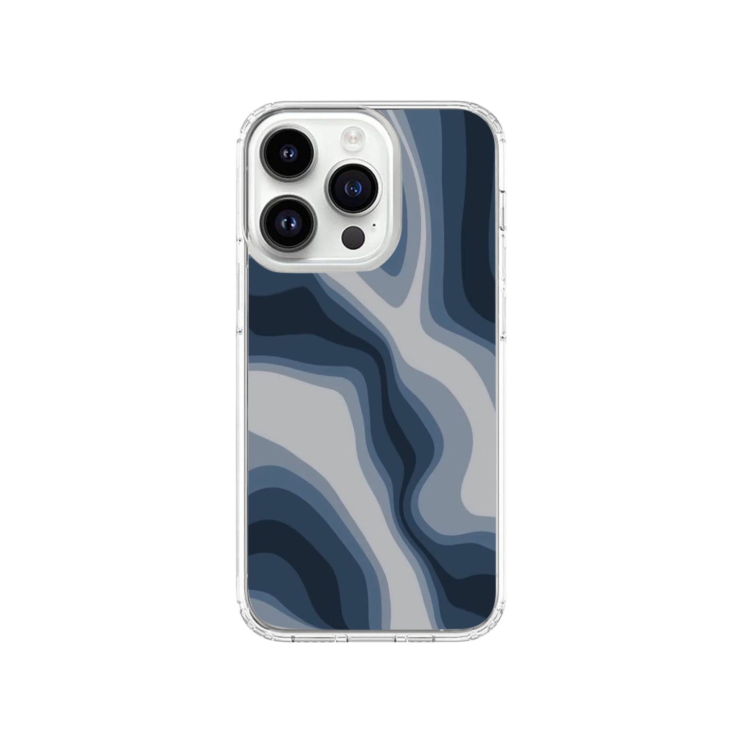 Wavy Blue Phone Case.