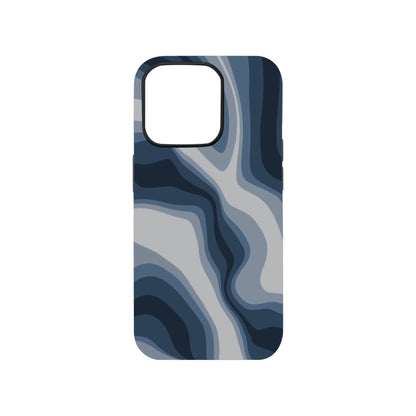 Wavy Blue Phone Case.