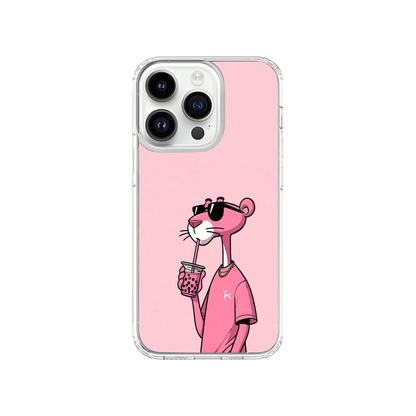 Pink Panther Boba Tea Edition Phone Case