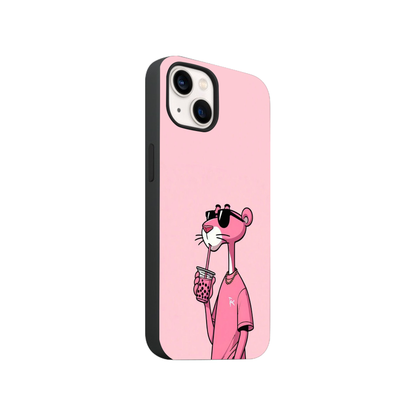 Pink Panther Boba Tea Edition Phone Case