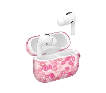 Pink Kisses Glossy Airpod Case