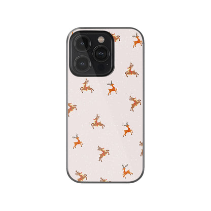 Reindeers in the Snow Phone Case.