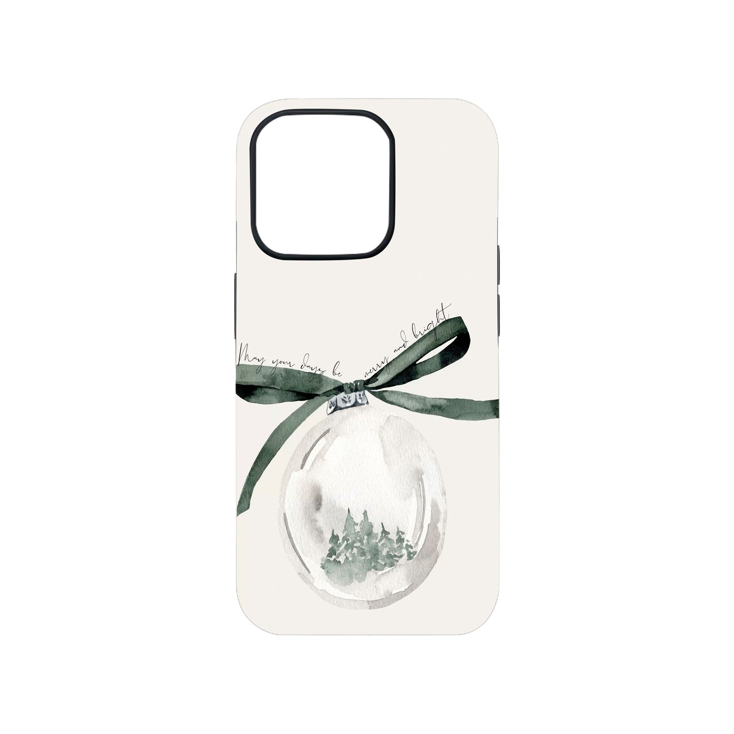 Merry and Bright Phone Case.