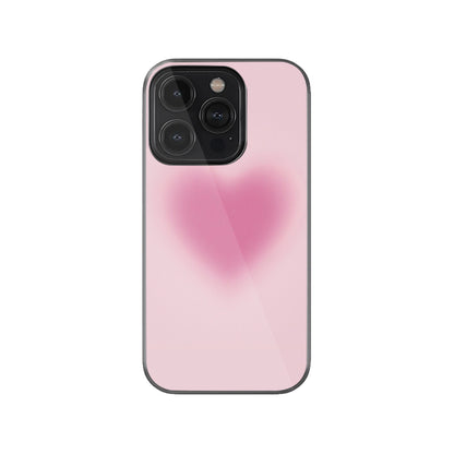 Blurry Pink Heart Phone Case.