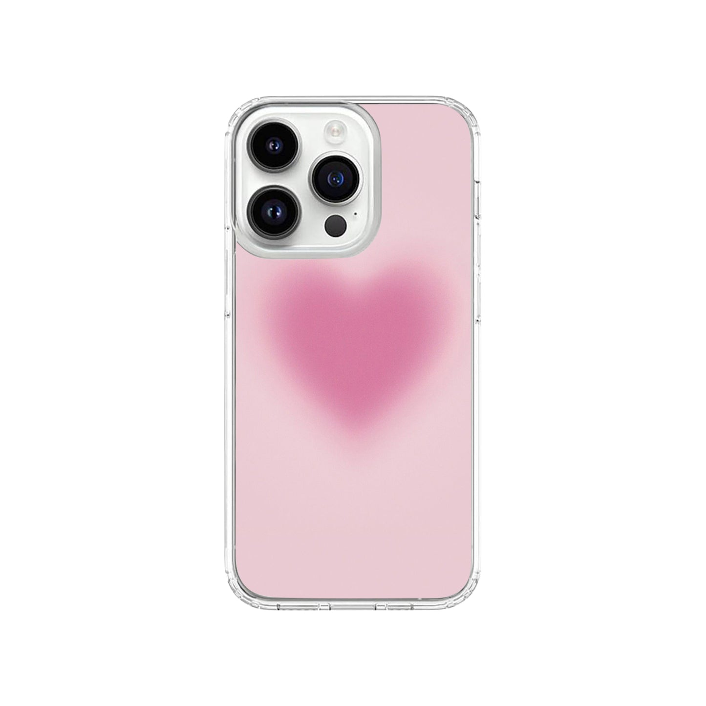 Blurry Pink Heart Phone Case.