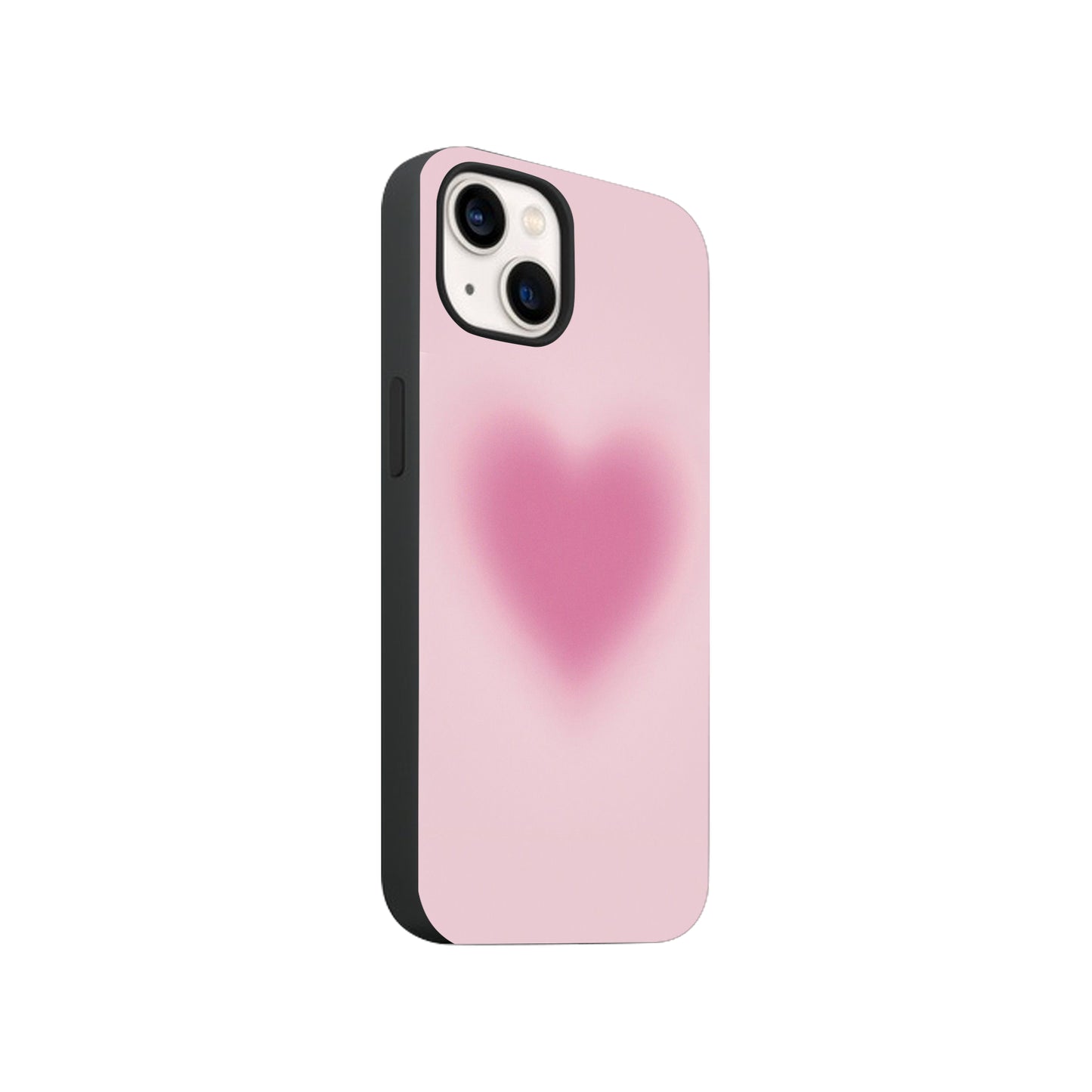 Blurry Pink Heart Phone Case.